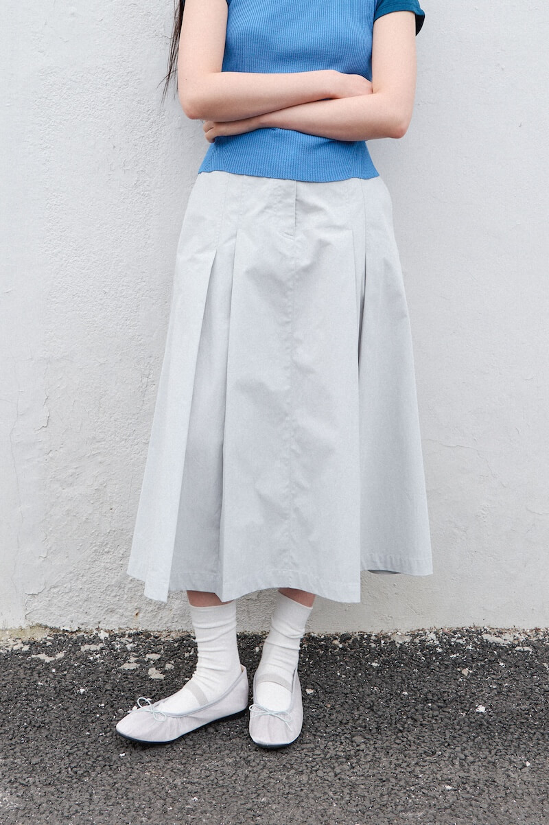 Cotton flared skirts image 1